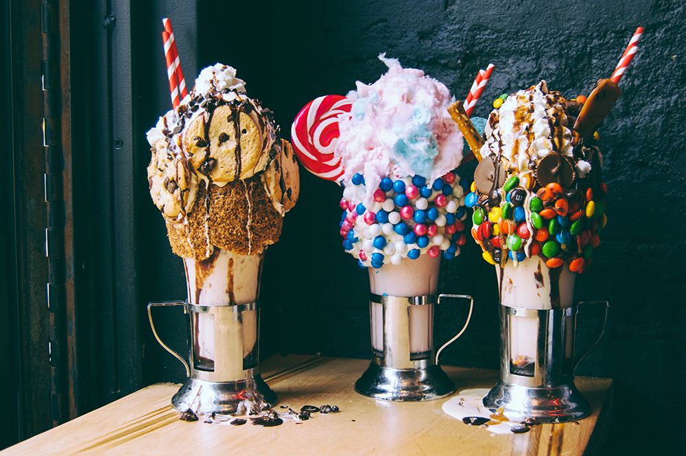 Las Vegas shakes display